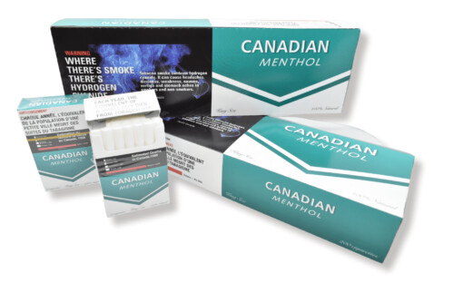 Canadian Menthol King Size cigarette pack