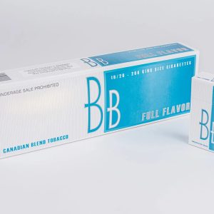 BB Canadian Blend Full Flavour cigarette carton