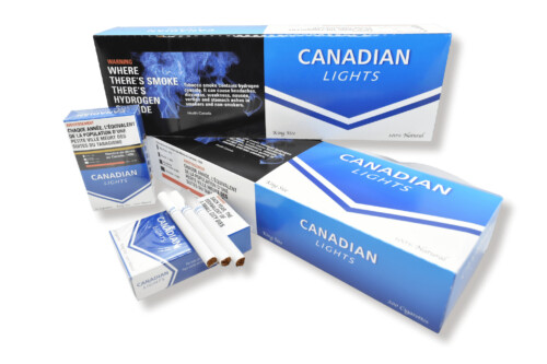 Canadian Lights King Size cigarette pack