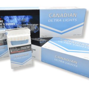 Canadian Ultra Lights King Size cigarette pack