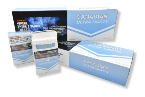 Canadian Ultra Lights King Size cigarette pack