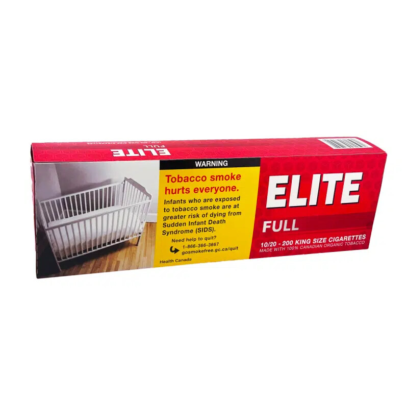 Elite Full Flavour King Size cigarette carton