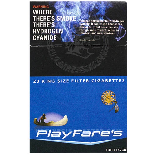 Playfare's King Size carton front view