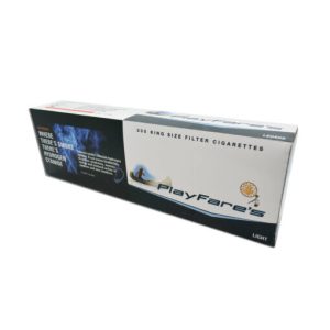 Playfare's Lights King Size cigarette carton